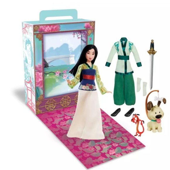 Disney Mulan Disney Story Doll Set 11" with Accessories and Coloring Activities - Picture 1 of 3